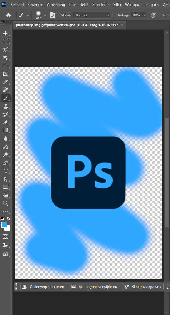 Met adobe photoshop kan je van alles veranderen aan een afbeelding.